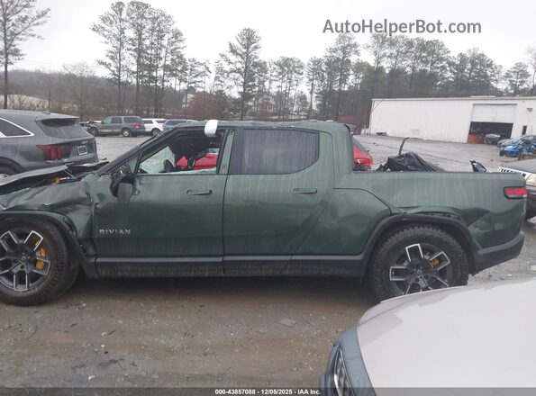 7FCTGAAA1PN019654 2023 RIVIAN R1T Зеленый Вид задней части салона