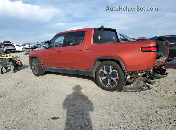 7FCTGAAA3NN006644 2022 RIVIAN R1T Maroon Tył lewy