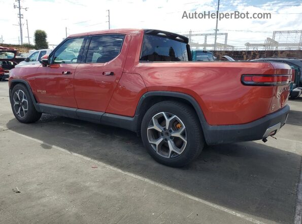 7FCTGAAA4NN008371 2022 RIVIAN R1T Red Задня ліва чверть