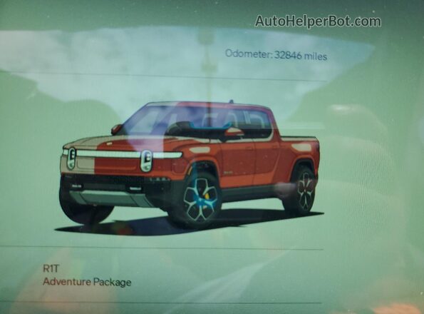 7FCTGAAA4NN008371 2022 RIVIAN R1T Red Вид щитка приладів