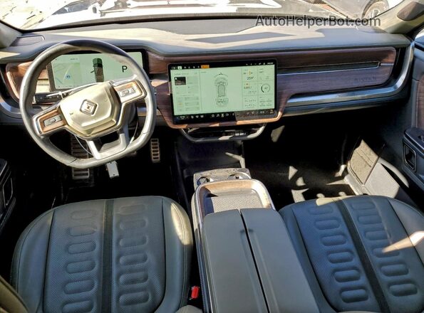 7FCTGAAA5NN008749 2022 RIVIAN R1T Green Առջևի վահանակի տեսք