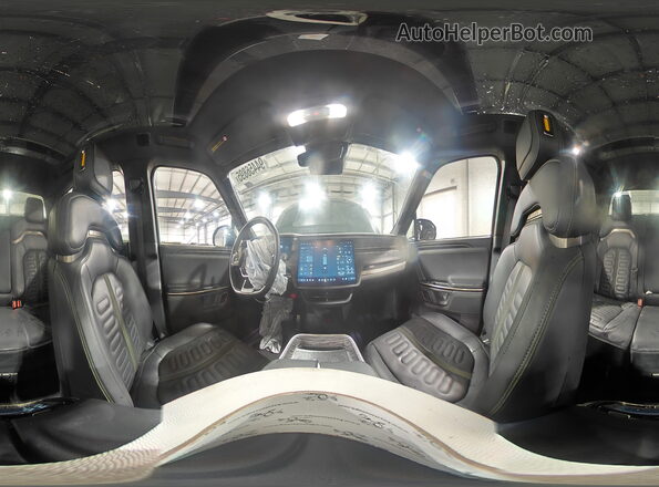 7FCTGAAA5NN010761 2022 RIVIAN R1T Green Vista de la etiqueta del VIN