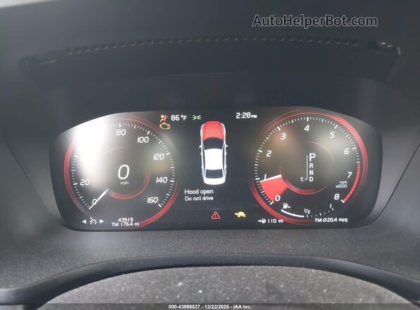 7JR102FK8LG030451 2020 VOLVO S60 Gray Widok tylnych siedzeń