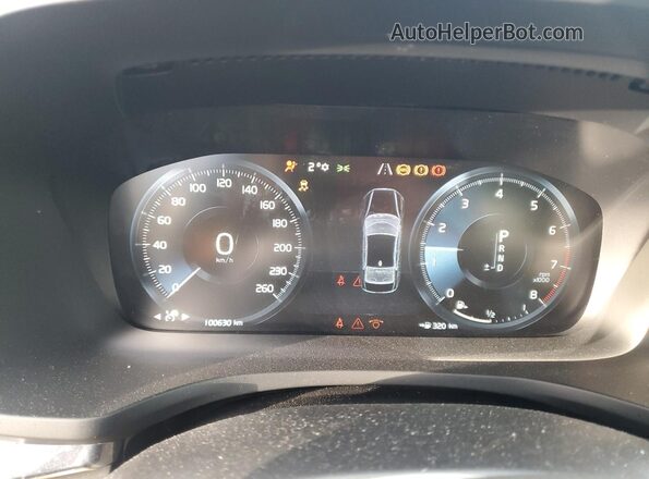 7JRA22TM7KG003059 2019 VOLVO S60 Черный Вид щитка приборов