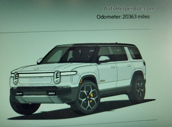 7PDSGABA6RN041483 2024 RIVIAN R1S Белый Вид щитка приборов