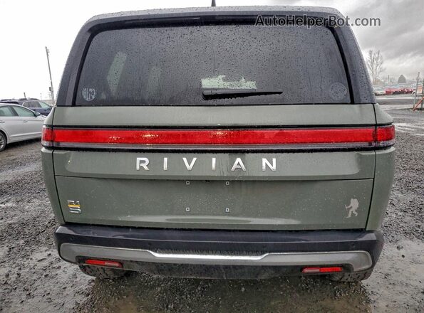 7PDSGABL6RN034809 2024 RIVIAN R1S Green Rear view
