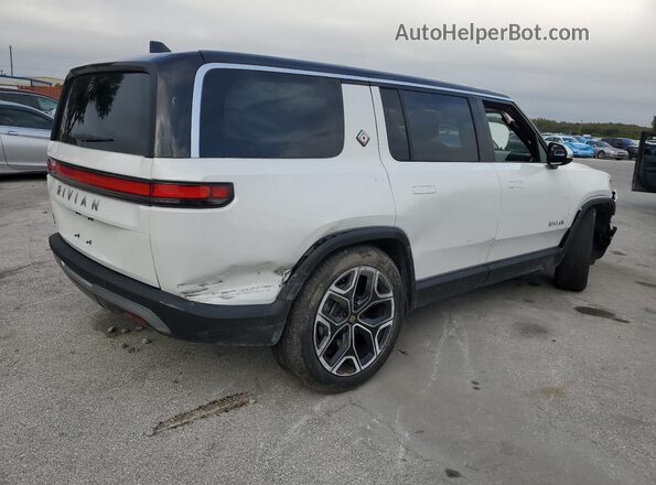 7PDSGBBA0RN040075 2024 RIVIAN R1S Белый Задняя правая четверть
