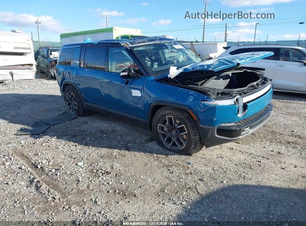 7PDSGBBA9RN044335 2024 RIVIAN R1S Light Blue Передняя правая четверть
