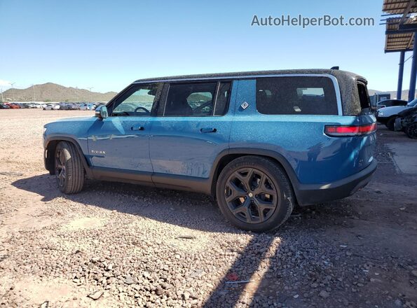 7PDSGCBA3RN032705 2024 RIVIAN R1S Синий Задняя левая четверть