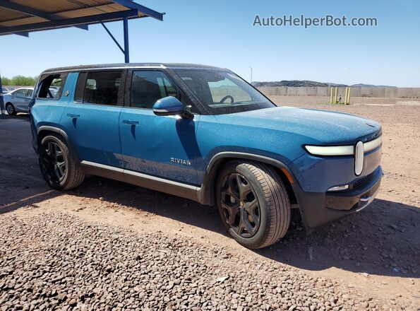 7PDSGCBA3RN032705 2024 RIVIAN R1S Синий Передняя правая четверть