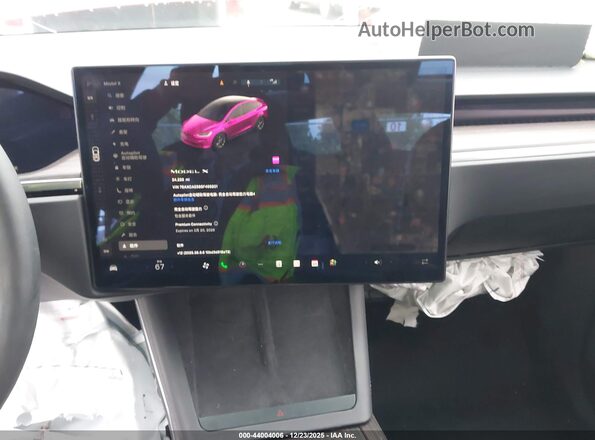 7SAXCAE58SF469201 2025 TESLA MODEL X Красный 
