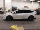 2022 Tesla Model X Dual Motor All-wheel Drive White vin: 7SAXCBE56NF328525