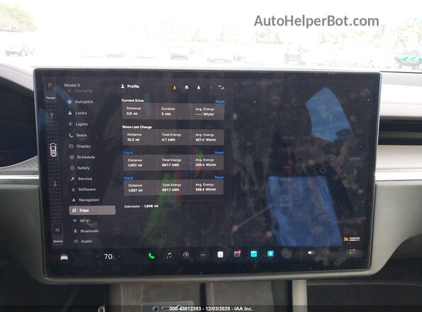 7SAXCBE61SF470043 2025 TESLA MODEL X Красный 