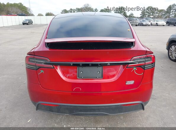 7SAXCBE61SF470043 2025 TESLA MODEL X Красный 