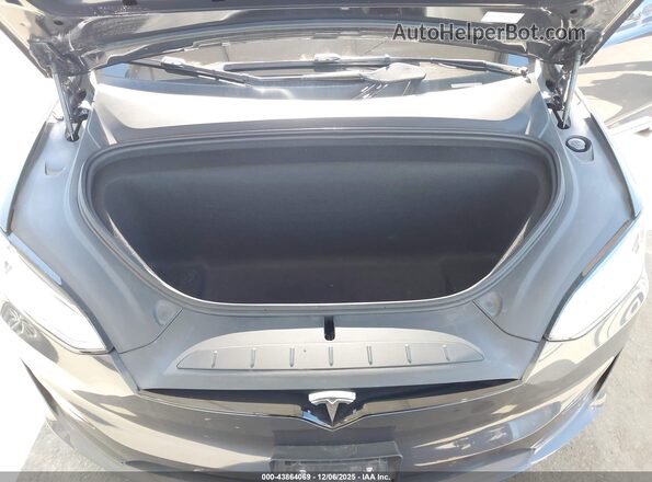 7SAXCBE65NF356647 2022 TESLA MODEL X Gray Вид ззаду
