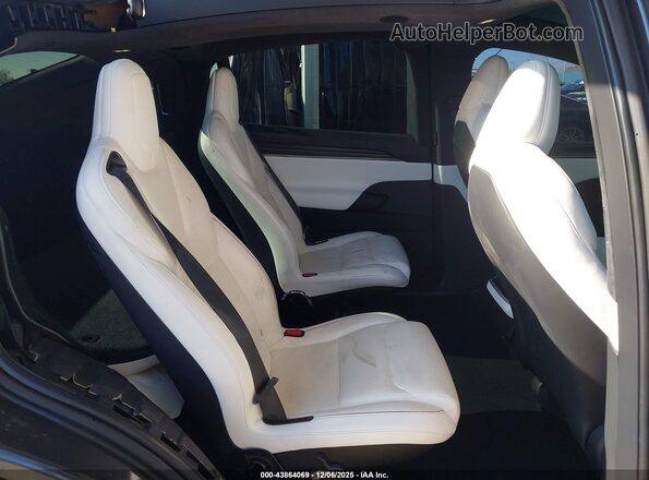 7SAXCBE65NF356647 2022 TESLA MODEL X Gray Вид наклейки з VIN-кодом