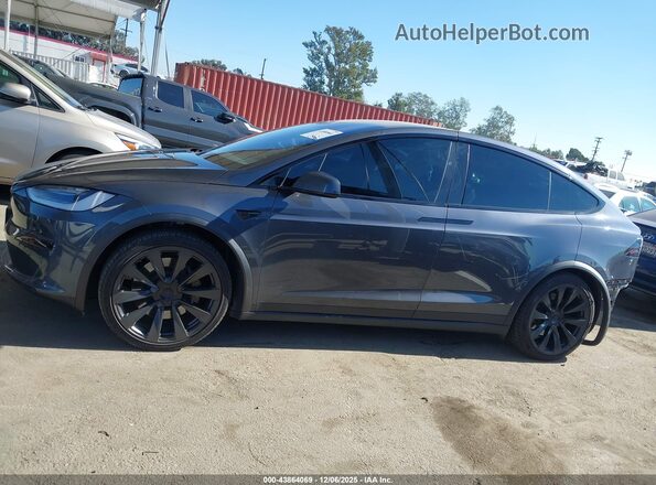 7SAXCBE65NF356647 2022 TESLA MODEL X Gray Панорамний вид салону 360°