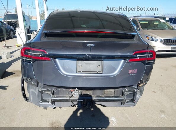 7SAXCBE65NF356647 2022 TESLA MODEL X Gray 