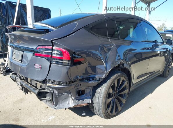7SAXCBE65NF356647 2022 TESLA MODEL X Gray 