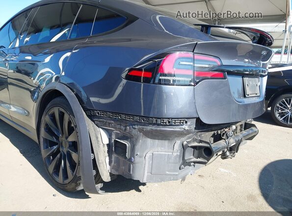 7SAXCBE65NF356647 2022 TESLA MODEL X Gray 