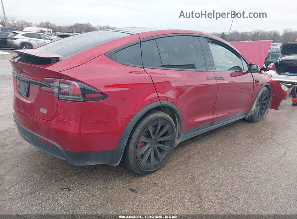 7SAXCBE66RF456066 2024 TESLA MODEL X Red Rear right