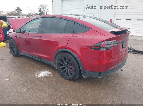 7SAXCBE66RF456066 2024 TESLA MODEL X Red Rear left