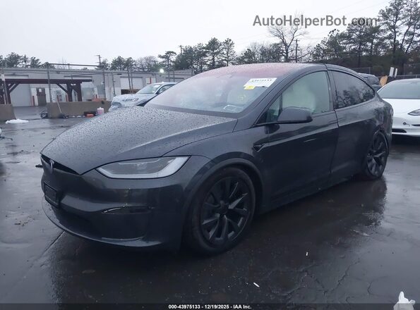 7SAXCDE53SF469804 2025 TESLA MODEL X Black Przód lewy