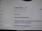 2025 Tesla Model Y Long Range Dual Motor All-wheel Drive Gray vin: 7SAYGAEE5SF216913