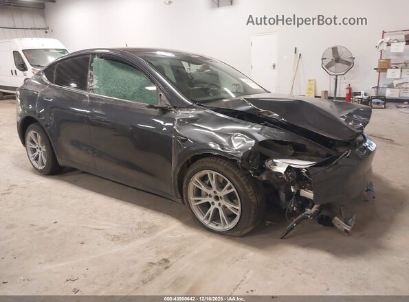 7SAYGDED3RF054296 2024 TESLA MODEL Y Gray წინა მარჯვენა