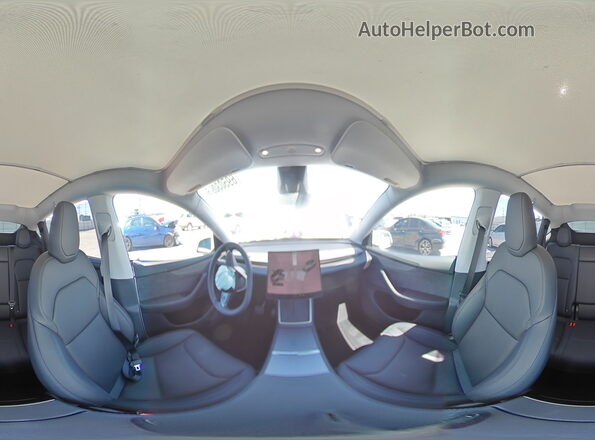7SAYGDED3TF404582 2026 TESLA MODEL White Սալոնի 360 աստիճան տեսք