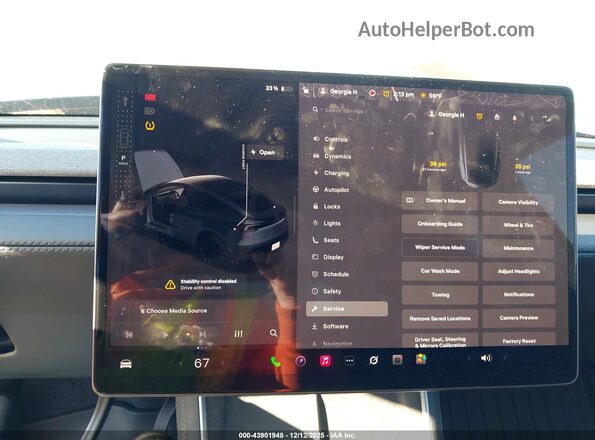 7SAYGDED5TA462609 2026 TESLA MODEL Y Серый Вид задних сидений