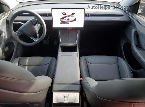 7SAYGDED7TF413298 2026 TESLA MODEL Black Widok deski rozdzielczej