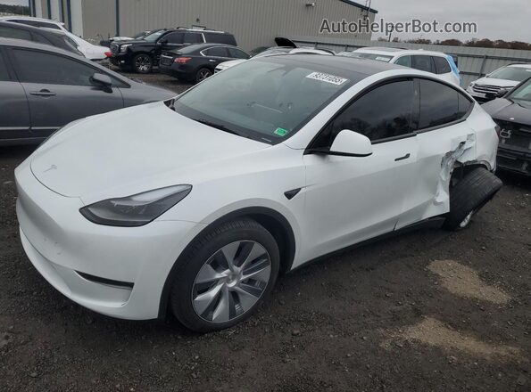 7SAYGDEE0RA291088 2024 TESLA MODEL White Առջևի ձախ երեք քառորդ տեսարան