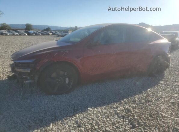 7SAYGDEE0TF349971 2026 TESLA MODEL Red Передня ліва чверть
