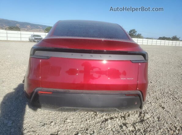 7SAYGDEE0TF349971 2026 TESLA MODEL Red Вид ззаду