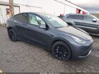 2022 Tesla Model Y Long Range Dual Motor All-wheel Drive Gray vin: 7SAYGDEE4NF430216
