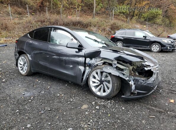 7SAYGDEE6TF408652 2026 TESLA MODEL Gray Передня права чверть