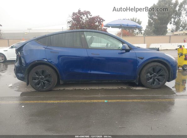 7SAYGDEE8SF238602 2025 TESLA MODEL Y Blue Սալոնի 360 աստիճան տեսք