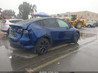 2025 Tesla Model Y Long Range Dual Motor All-wheel Drive Blue vin: 7SAYGDEE8SF238602