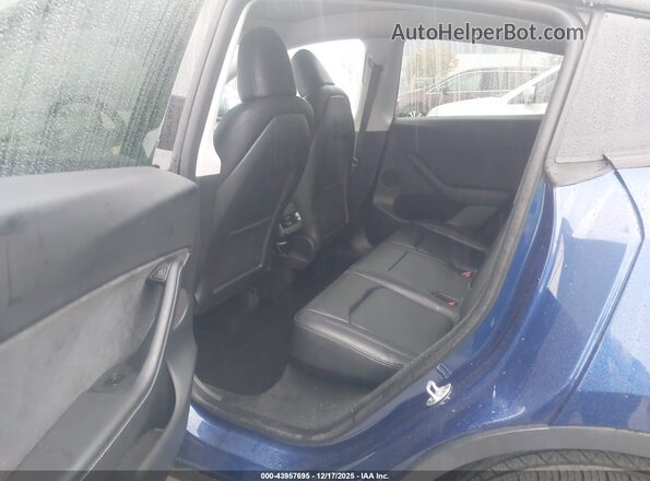 7SAYGDEE8SF238602 2025 TESLA MODEL Y Blue VIN կոդի պիտակի տեսք