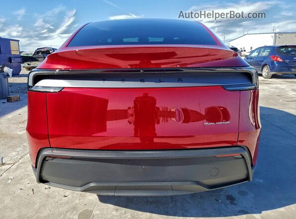 7SAYGDEEXTA495923 2026 TESLA MODEL Red Rear view