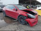 2022 Tesla Model Y Performance Dual Motor All-wheel Drive Red vin: 7SAYGDEF0NF391410