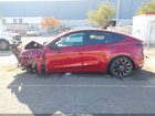 2024 Tesla Model Y Performance Dual Motor All-wheel Drive Red vin: 7SAYGDEF4RF162153