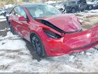 2022 Tesla Model Y Performance Dual Motor All-wheel Drive Red vin: 7SAYGDEF5NF377146