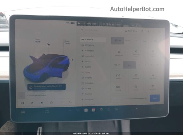 7SAYGDEF6PF766073 2023 TESLA MODEL Y Серый 