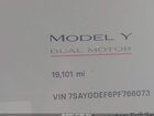 2023 Tesla Model Y Performance Dual Motor All-wheel Drive Серый vin: 7SAYGDEF6PF766073