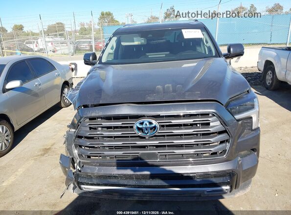 7SVAAABA1PX003221 2023 TOYOTA SEQUOIA Pewter Вид щитка приборов