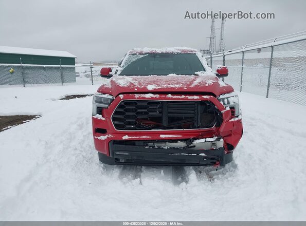 7SVAAABA1PX005907 2023 TOYOTA SEQUOIA Красный Вид щитка приборов