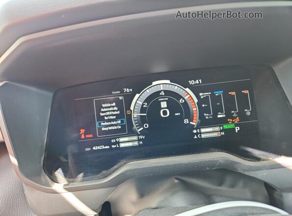 7SVAAABA2RX024100 2024 TOYOTA SEQUOIA Black Widok zestawu wskaźników