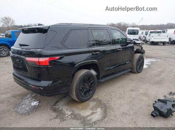 7SVAAABA2RX046288 2024 TOYOTA SEQUOIA Черный Задняя правая четверть